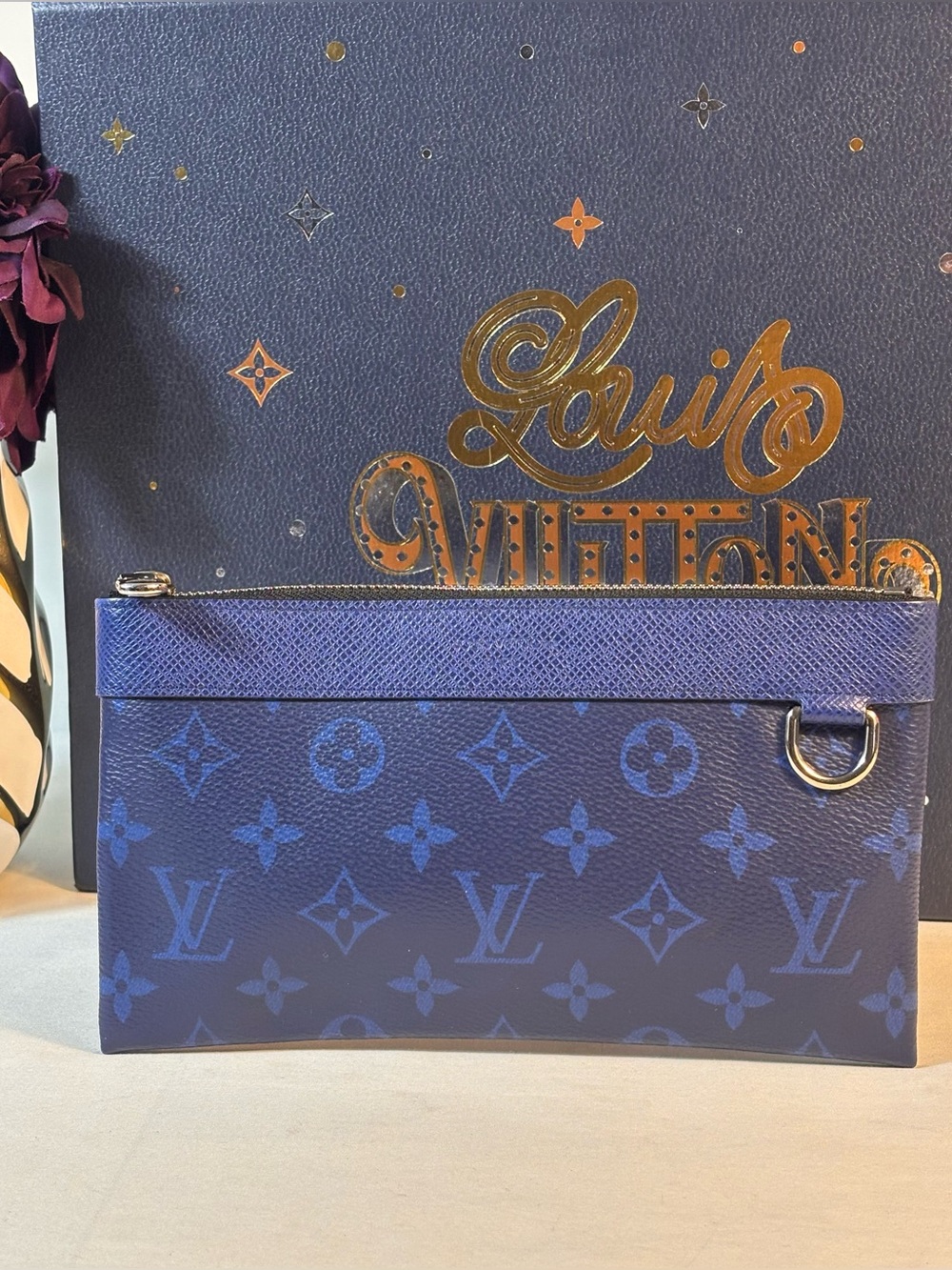 Louis Vuitton Cobalt Discovery Pouch - Picture 1 of 14